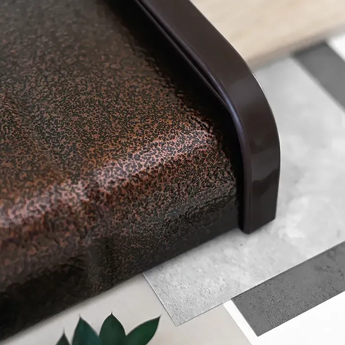 Parapety zewnętrzne aluminiowe - imitacja płytki