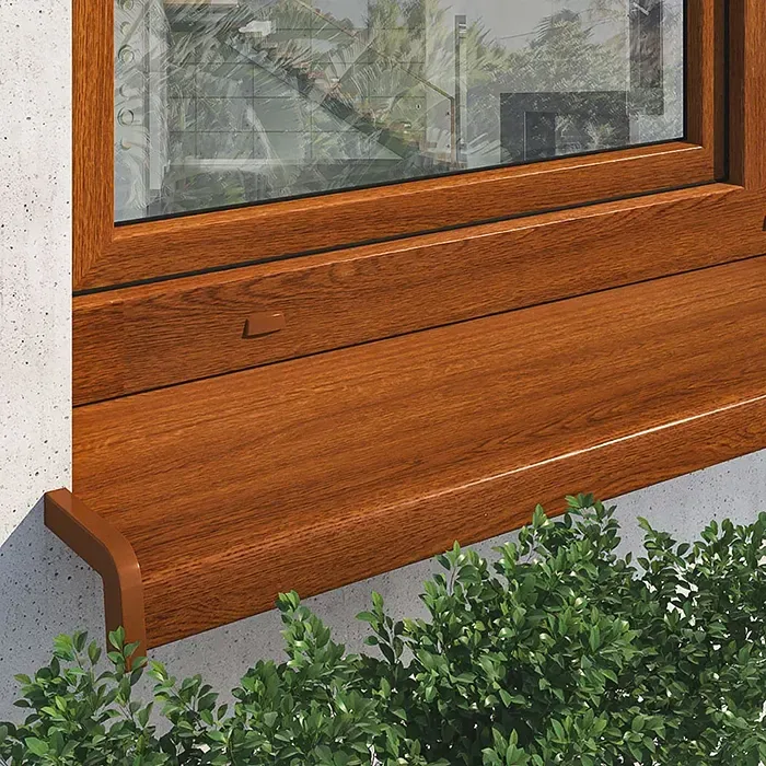 Parapety zewnętrzne stalowe